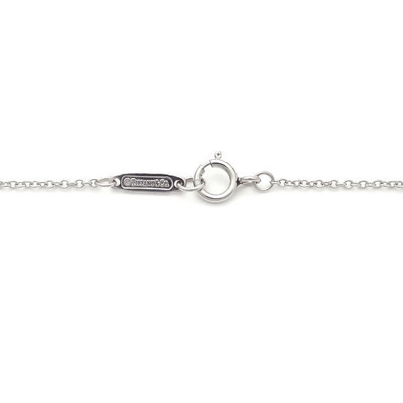 Tiffany Jazz Circle Diamond Necklace Platinum